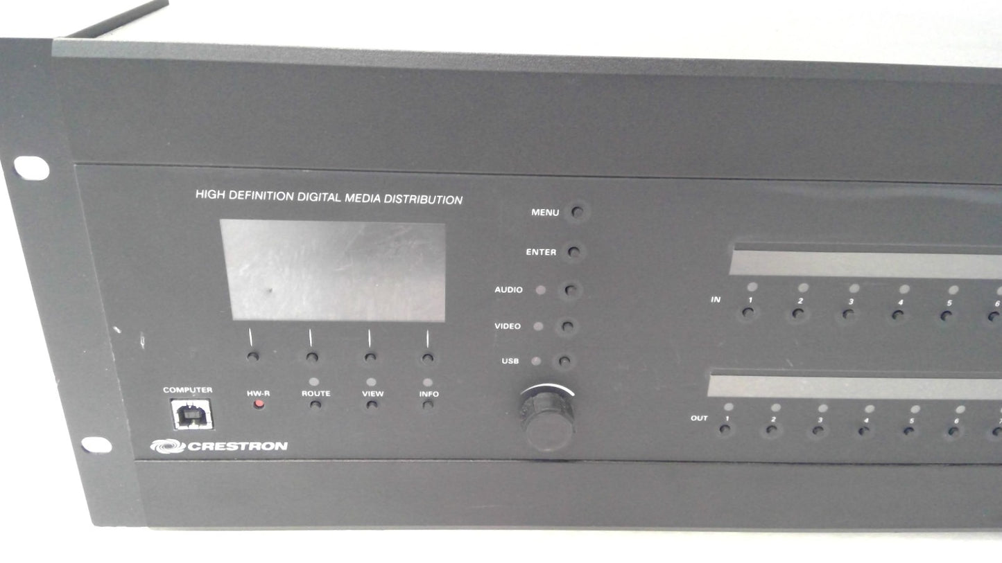 Crestron DM-MD8X8 Media Switcher W/6X DMC-4K-HD 1X DMC-4K-C 1X DMC-4KZ-C *READ*