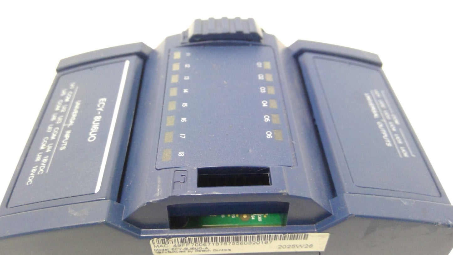 Distech Controls ECY-8UI6UO I/O Extension Module Eclypse 8 Input 6 Output *Read*