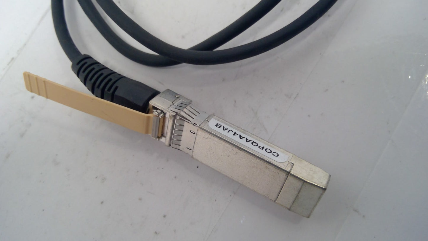 *LOT OF 2* SFP-H10GB-CU1M 1 Meter 10GbE SFP+ DAC Cable Twinax 37-0960-03