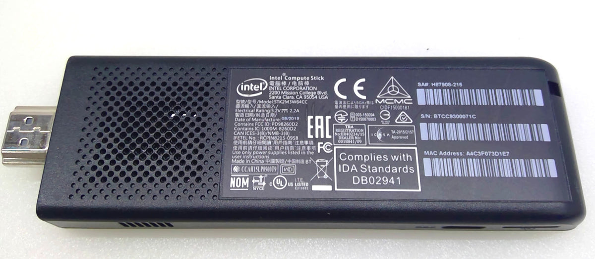 Intel Compute Stick STK2M3W64CC Core m3 4GB RAM 64GB eMMC WiFi BT Windows 10