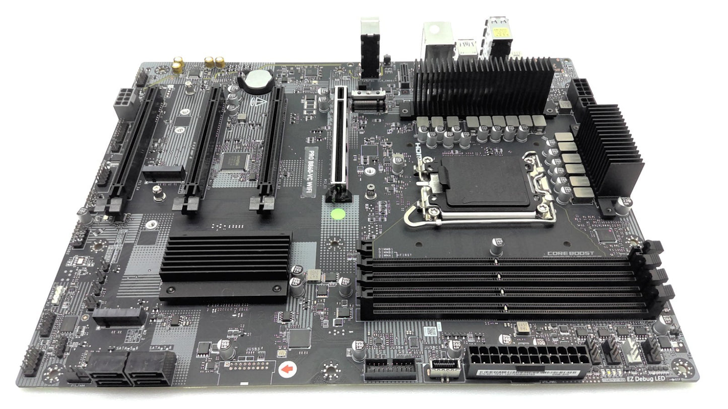 MSI PRO B860-VC WIFI Intel LGA 1851 ATX DDR5  Motherboard *Read*