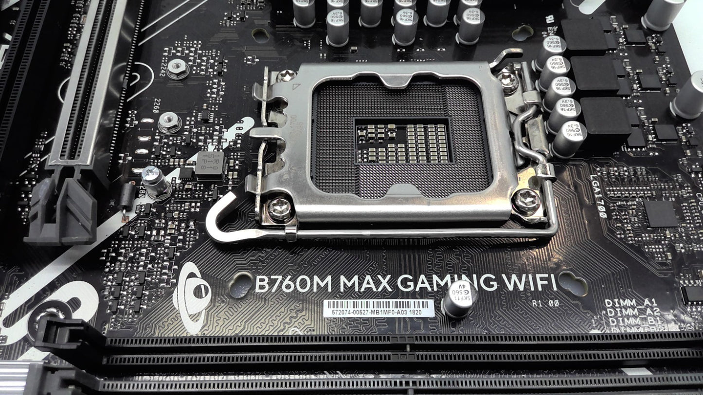 ASUS B760M MAX GAMING WIFI Motherboard DDR5 Intel Socket LGA-1700