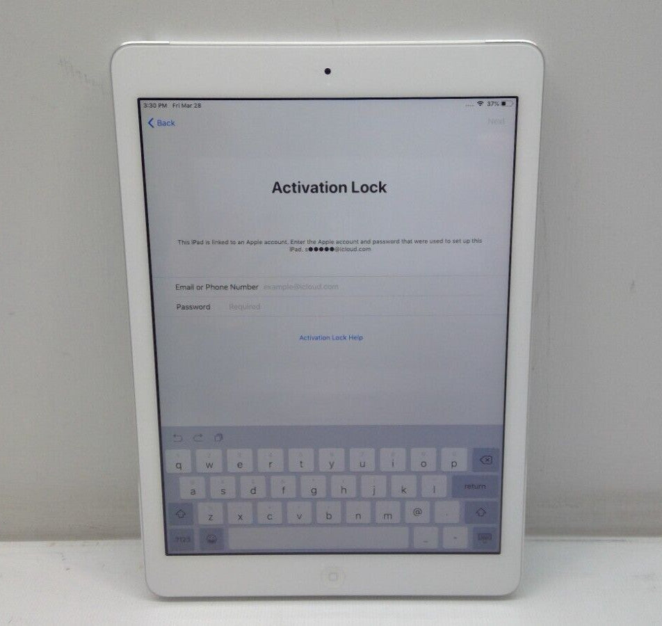 Apple iPad Air (1st Gen) A1475 ME999LL/A 9.7" 16GB Wi-Fi + Verizon - Locked