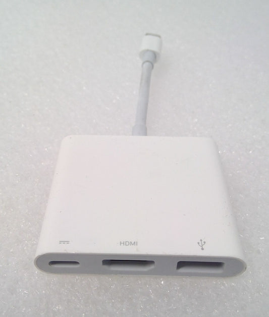 Apple USB-C to Digital AV MW5M3AM/A A2119 White - HDMI, USB Type B, USB Type C