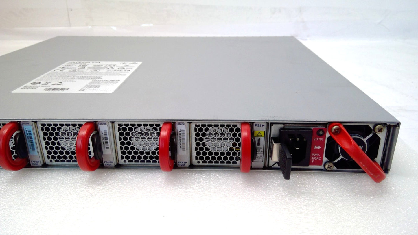 Arista DCS-7050SX-64-F 48x10G-SFP+ 4x40G-QSFP Port Network Switch