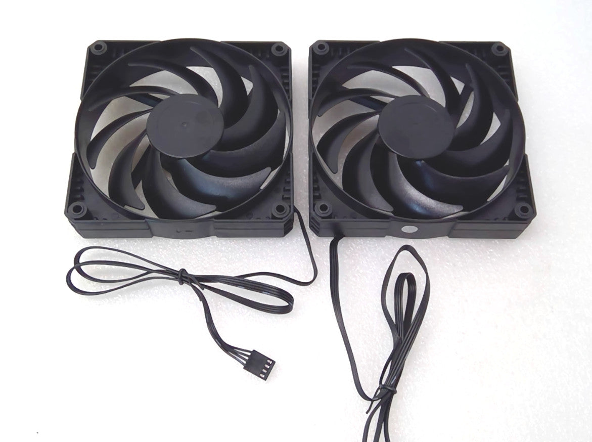*2x*Phanteks SK120 PWM FAN 120mm Fan High Airflow Rubber Dampening Washers Black