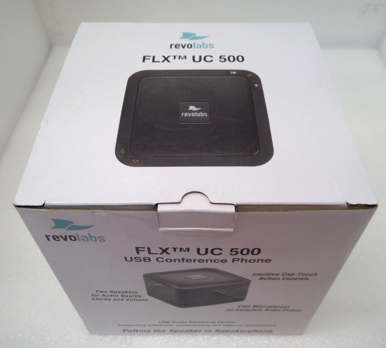 NEW REVOLABS FLX UC 500 USB CONFERENCE PHONE BLACK