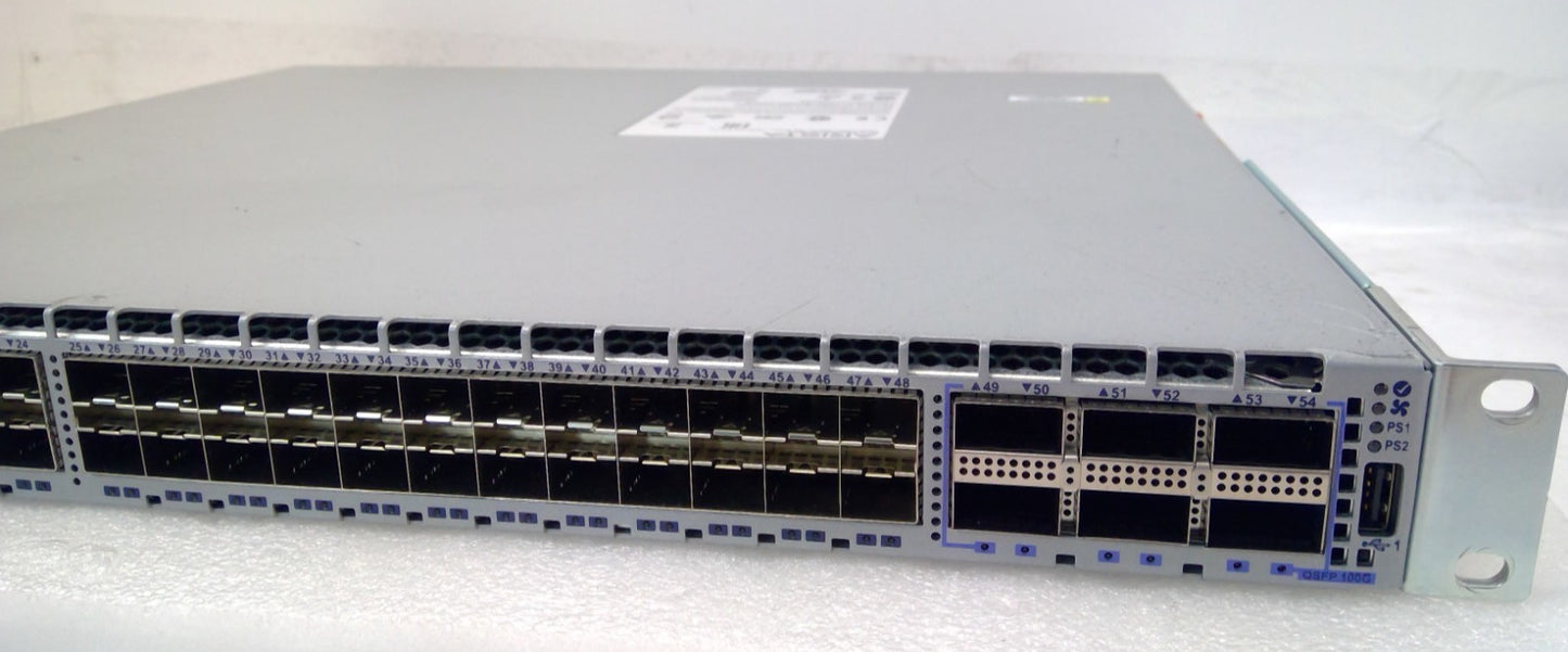 Arista 7280R Series DCS-7280SRAM-48C6-F 48x10G SFP+ 6x100G QSFP Switch
