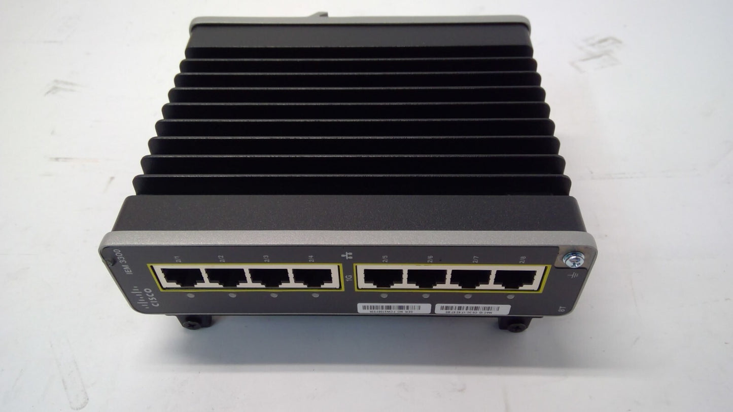 Cisco Catalyst IE3300 Rugged 8Port GE Copper Expansion Switch Module IEM-3300-8T