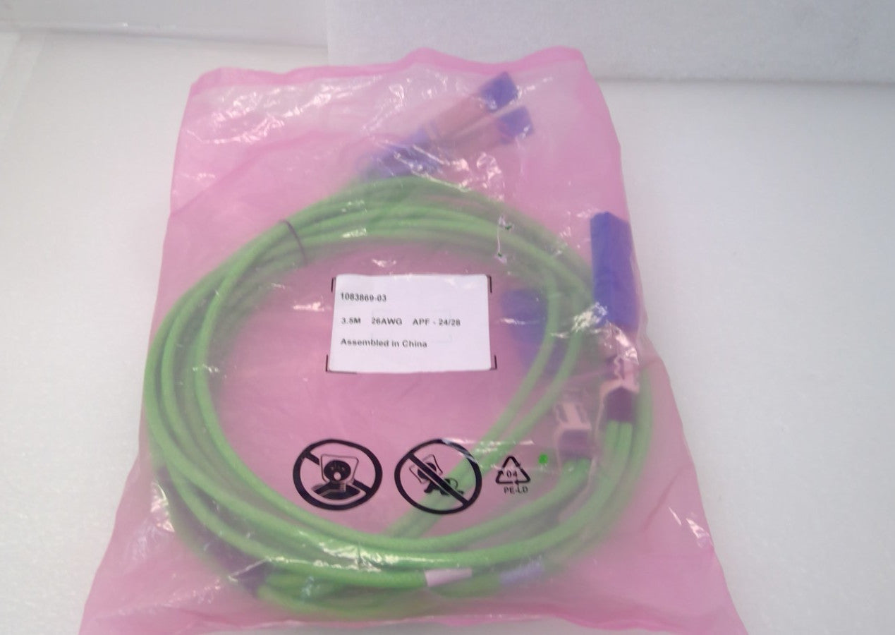 OPEN BOX Amphenol 2X400G OSFP TO 2x400G QSFP112 DAC Cable 3.5M 26AWG NJJRBB-G610
