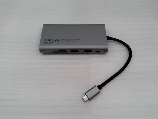UtechSmart Quadruple Display USB-C Hub Pro Docking Station UCN3270 Dark Gray