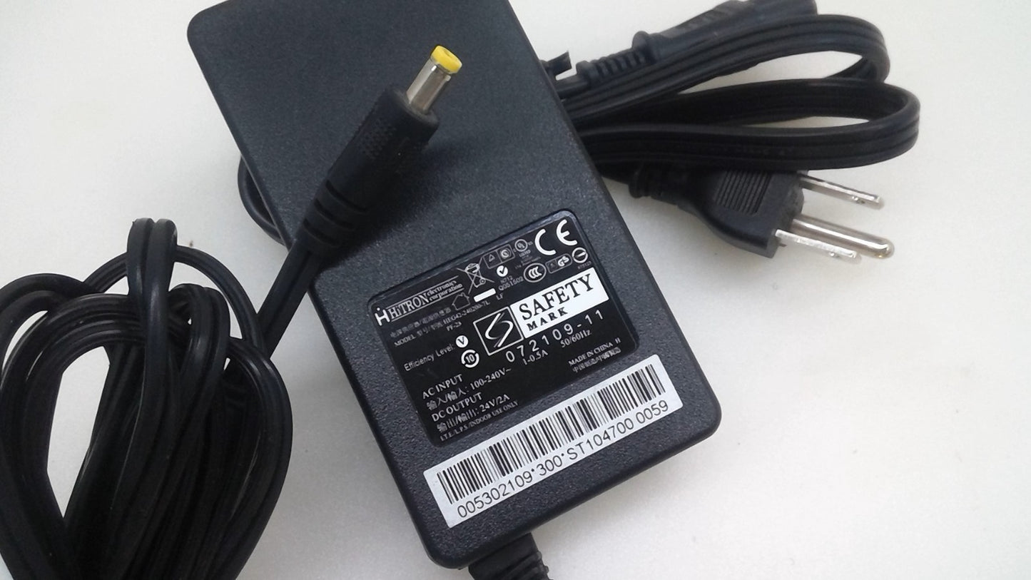 Genuine OEM AC Adapter Hitron HEG42-240200-7LPF-28 24V 2A  Power Supply W/Cord