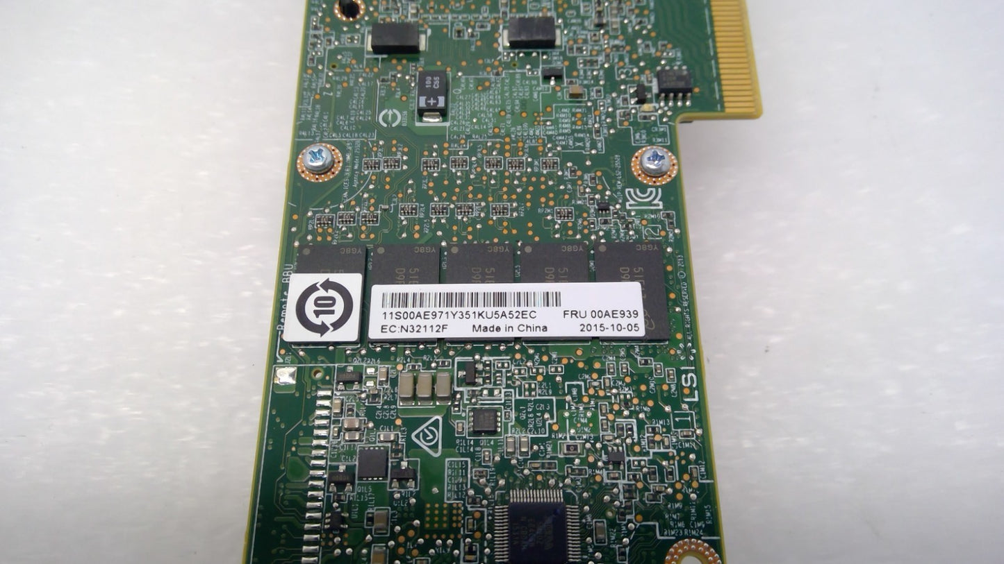Lenovo IBM 00AE939 M5225 2GB 00AE971 PCle Controller raid card 03-25528 *READ
