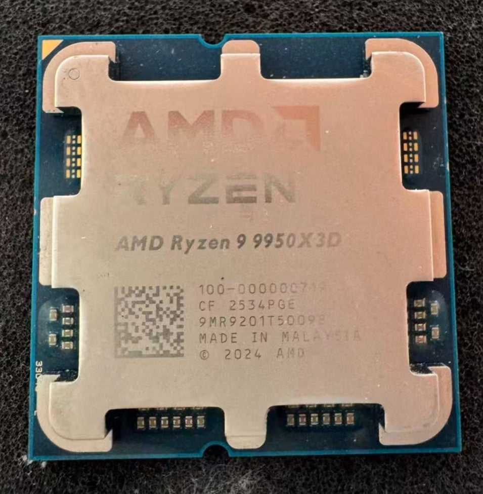 AMD Ryzen 9 9950X3D Processor 4.3GHz, 16-Core, 32-Thread SocketAM5