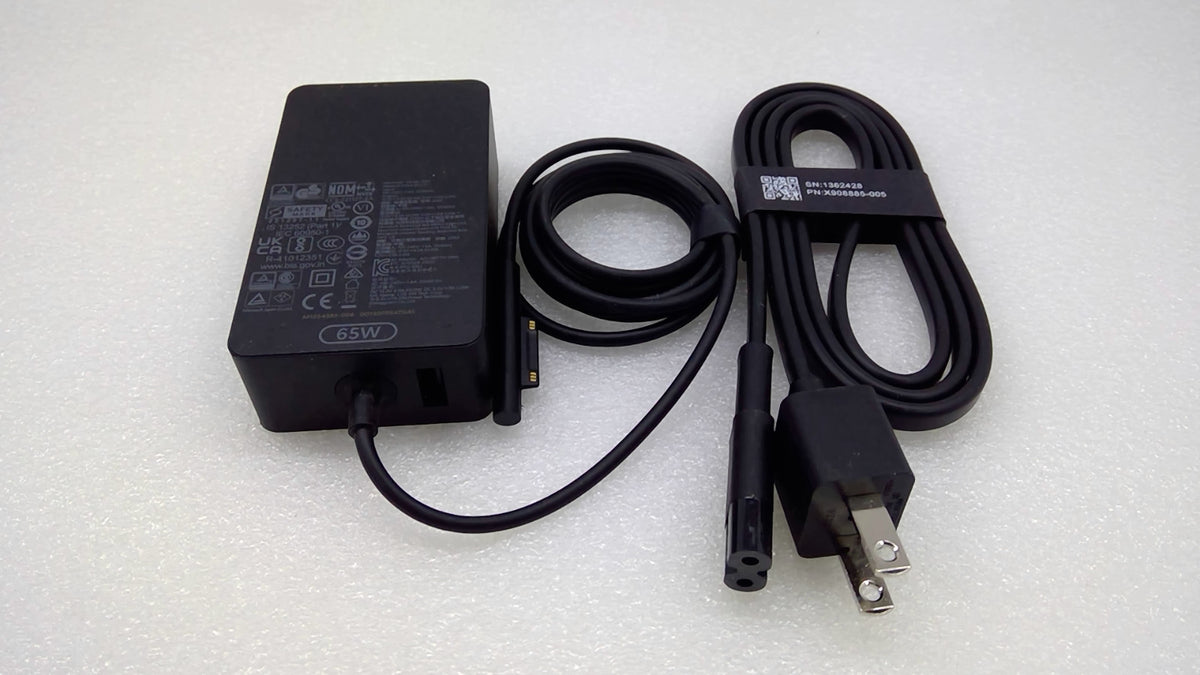 Genuine Microsoft Surface 65W Power Adapter Charger Model 2062 15V 4A OEM
