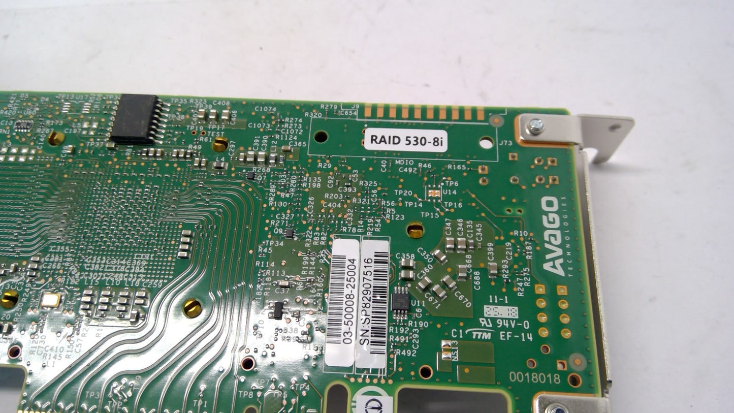 Avago RAID 530-8i PCIe 12Gb/s Controller (Low Profile Barcket) 01KN505 02JG102