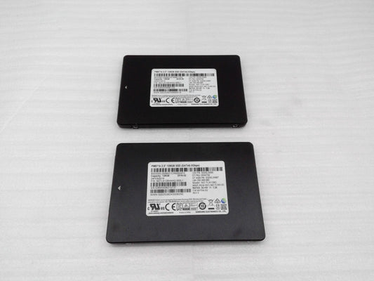 Lot of 2 Genuine Samsung MZ-7LN1280 PM881 128GB 2.5" Solid State Drive