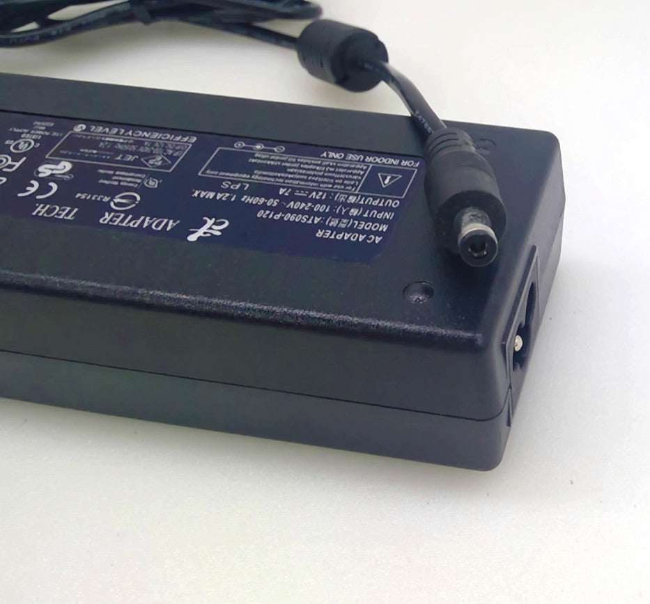 Adapter Tech ATS090-P120 84W 12V 7A AC/DC Power Adapter Charger w/ Cord