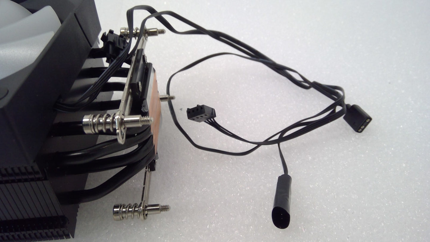 CyberPowerPC Air-Cooled CPU Cooler 214-XT ARGB Heatsink LGA1700 AM4 AM5 *Read