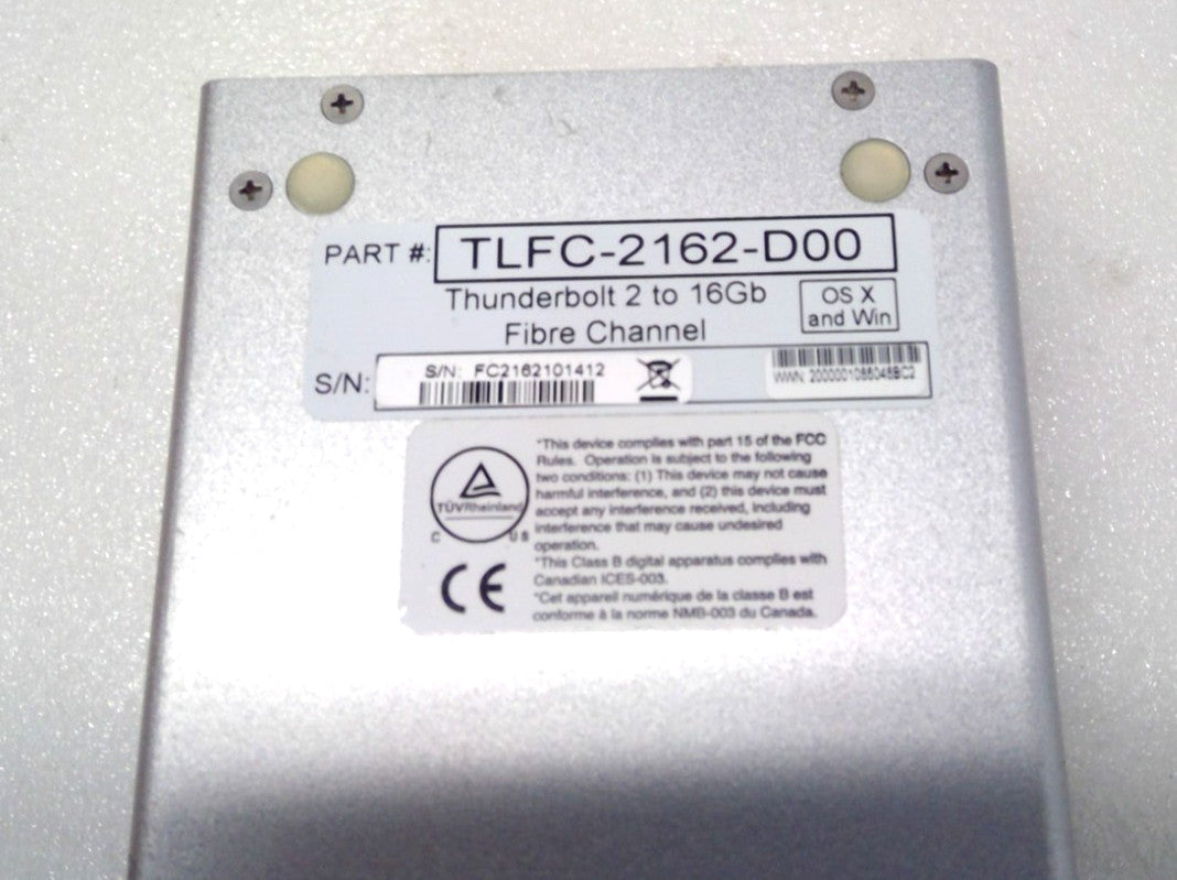ATTO ThunderLink FC 2162 Thunderbolt 2 to 16Gb/s TLFC-2162-D00 Fibre Channel