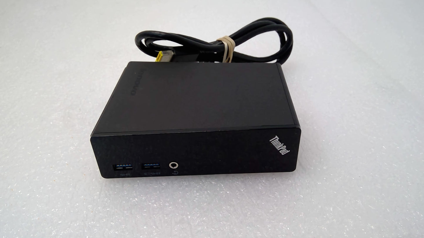 Lenovo 03X6867 ThinkPad OneLink DU9033S1 Dock DVI DisplayPort USB3.0 but NO PSU
