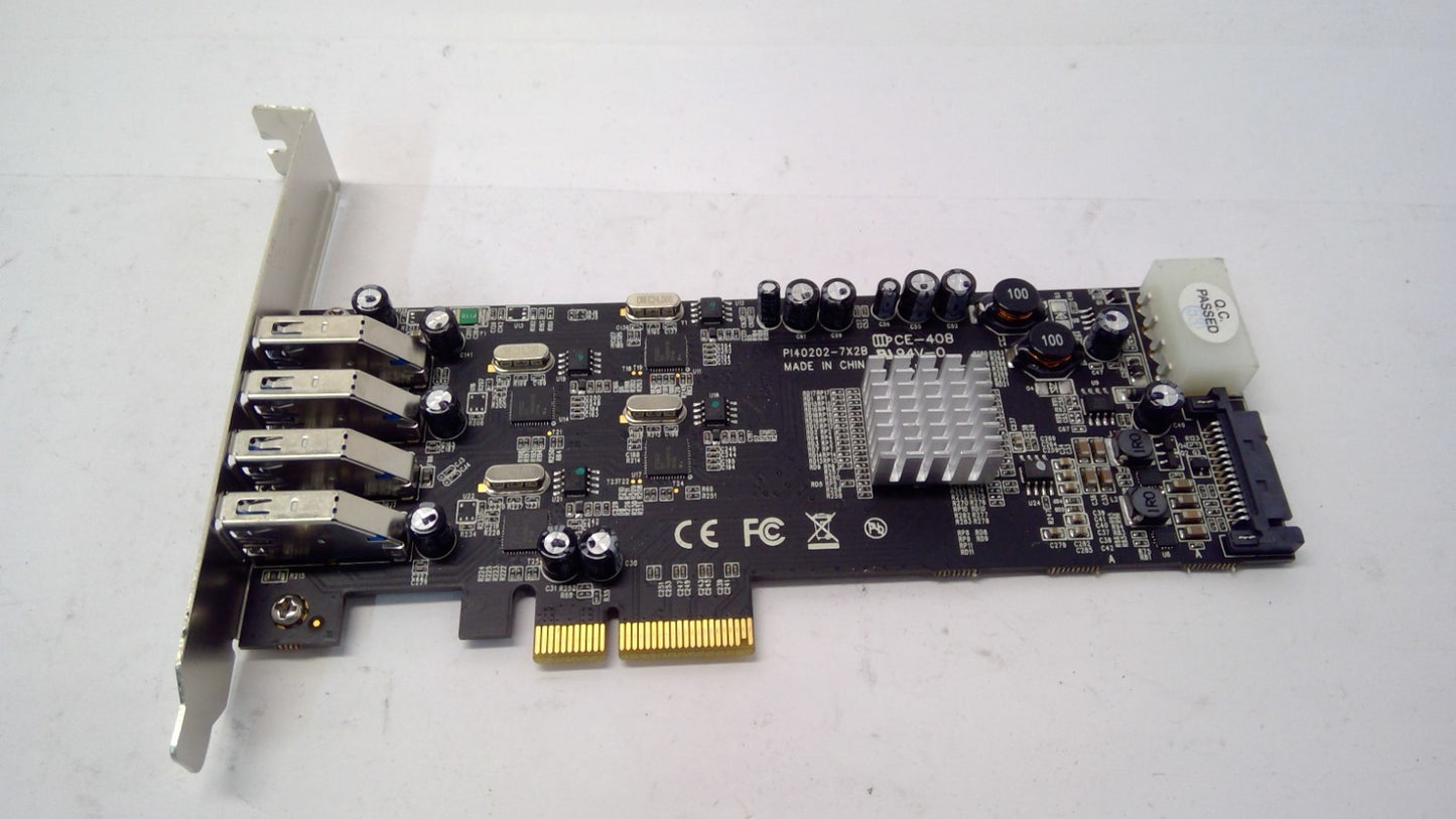 STARTECH PEXUSB3S44V PI40202-7X2B 4 Port USB 3.0 PCIe Card 5GpS