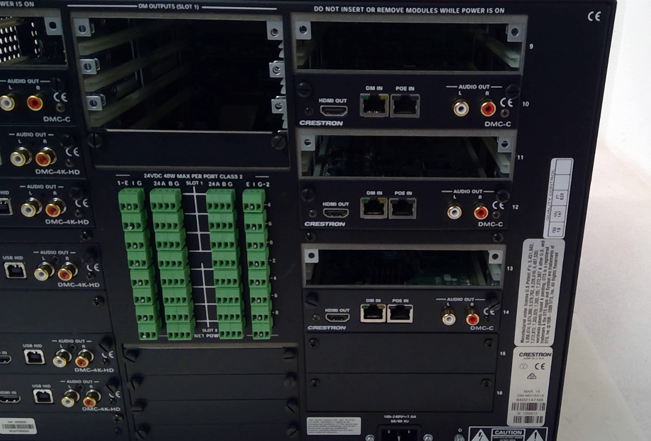 Crestron DM-MD16X16 High Definition Digital Media Distribution Switcher *READ*