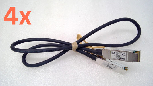 LOT OF 4 Cisco QSFP-H40G-CU1M 40G BASE Passive Copper Cable 37-1322-03