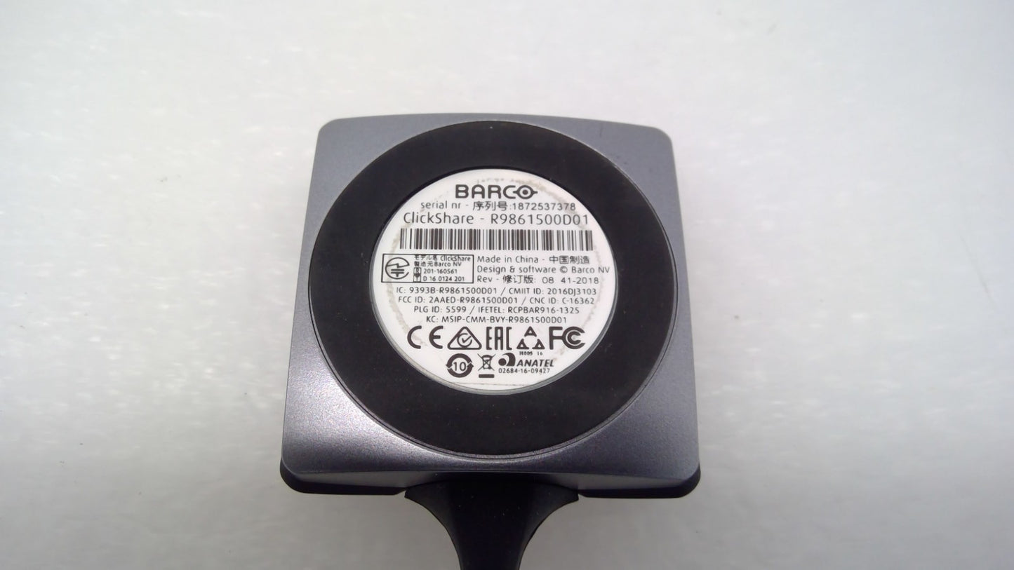 Barco ClickShare R9861500D01 Button Switch USB For Wireless Presentation Genuine
