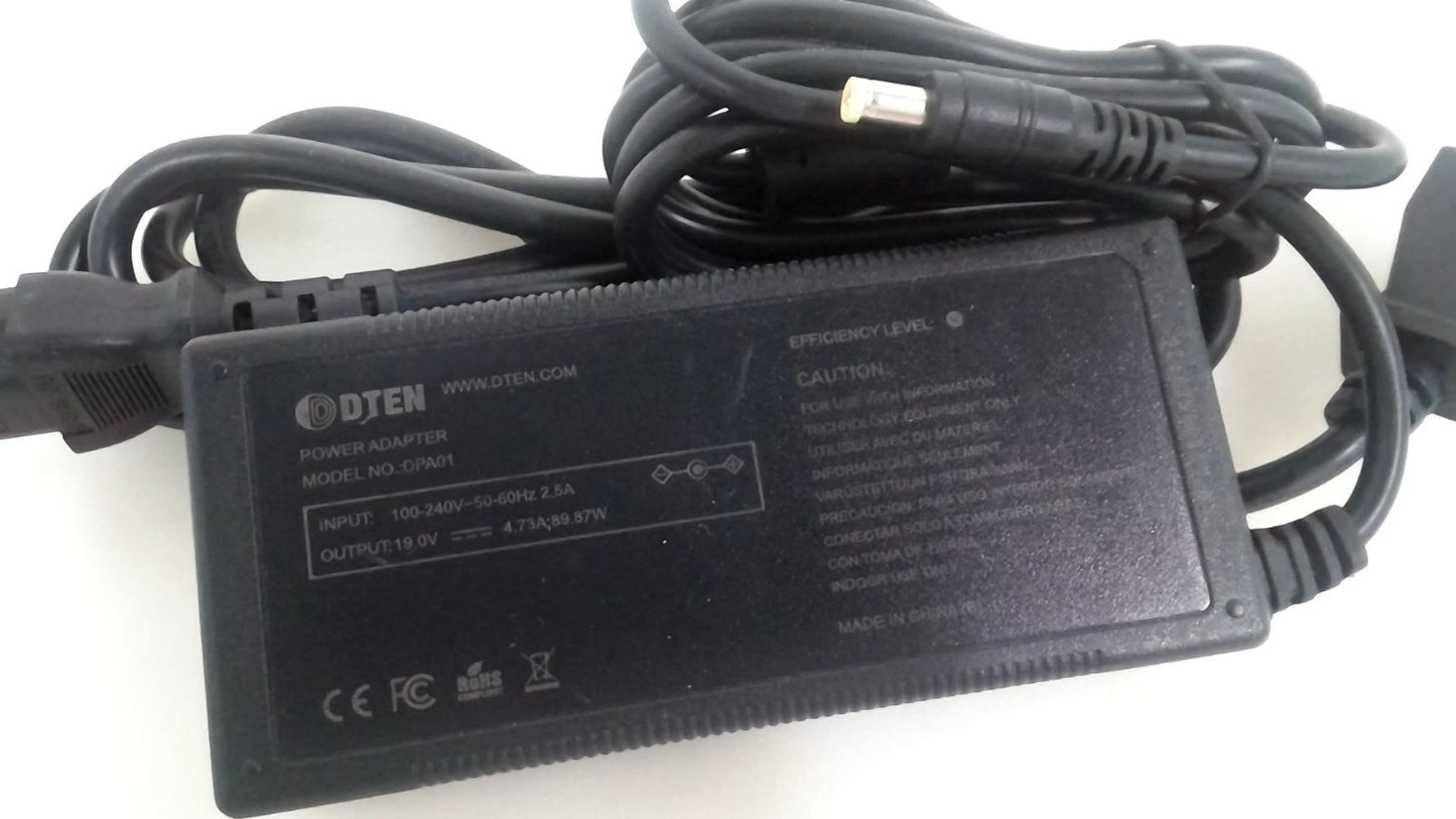 DTEN DPA01 19V 4.73A Tip 5.5*2.5mm AC Adapter 89.87W Power Supply Charger