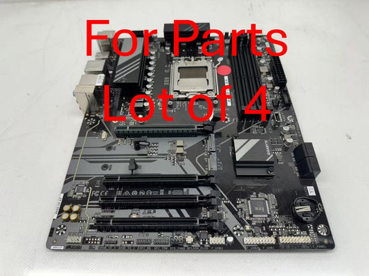 Lot of 4 *For Parts* Gigabyte B650 UD AX DDR5 HDMI AMD AM5 Motherboard No WIFI