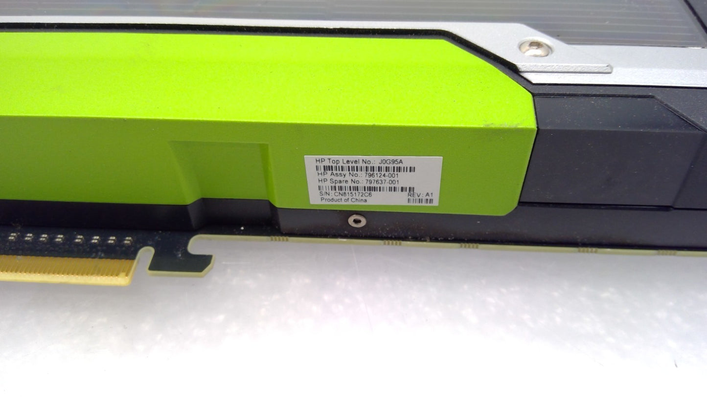 HP J0G95A Nvidia Tesla K80 24GB GDDR5 Server Graphics Card 797637-001