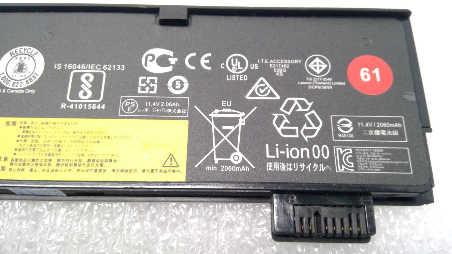 OEM Lenovo Battery 61 11.4V 24WH  01AV424 2060mAH 3-CELL
