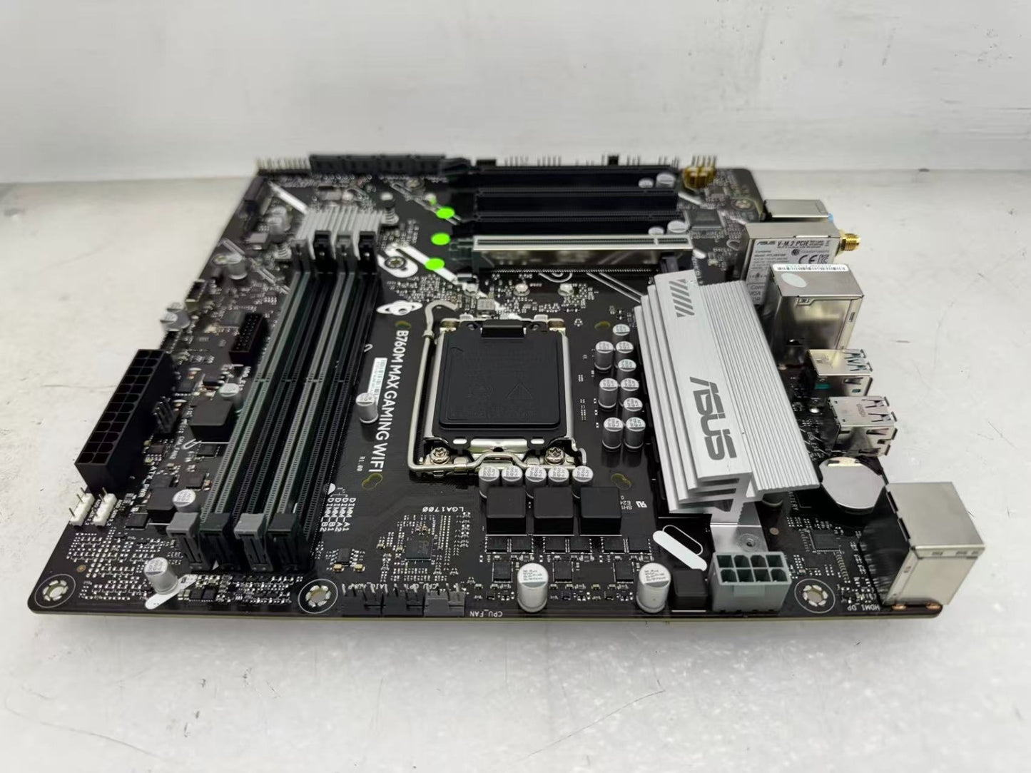ASUS B760M MAX GAMING WIFI Motherboard DDR5 Intel Socket 1700 *READ*