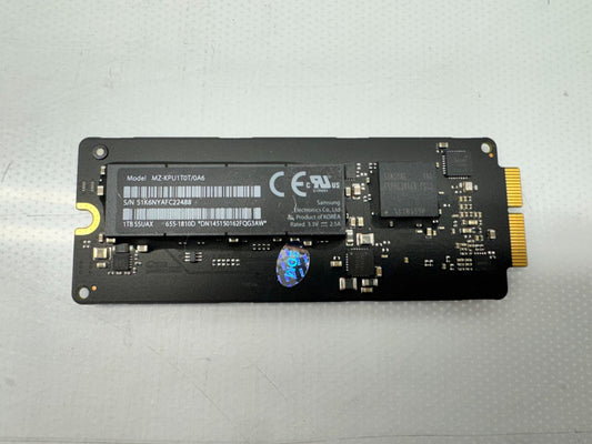 Apple 1TB SSD for Macbook model MZ-KPV1T0S/0A4 MZ-KPU1T0T/0A6