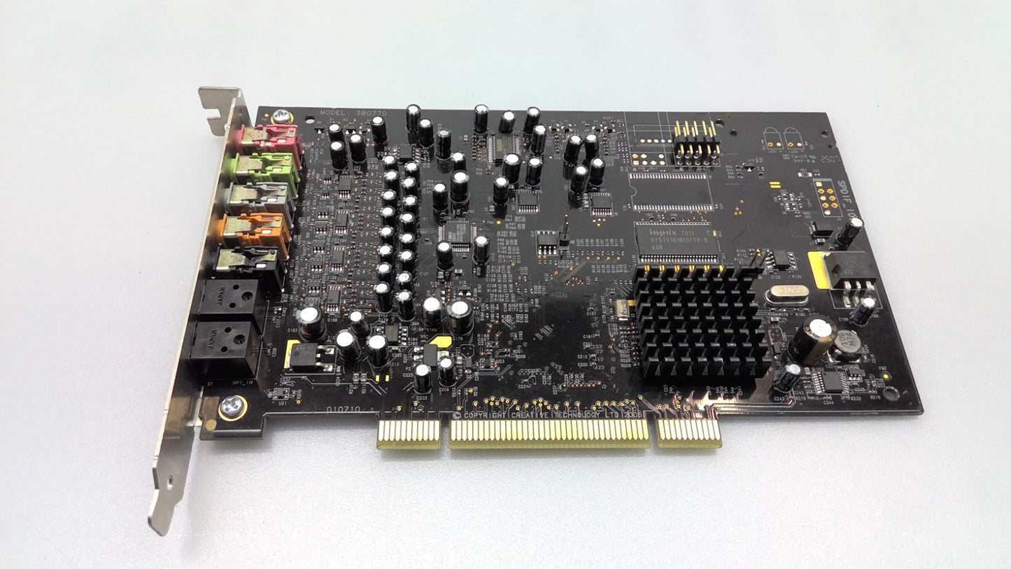 Creative Sound Blaster X-Fi Xtreme PCI 7.1 Sound Card SB0770 EAX UAA Support