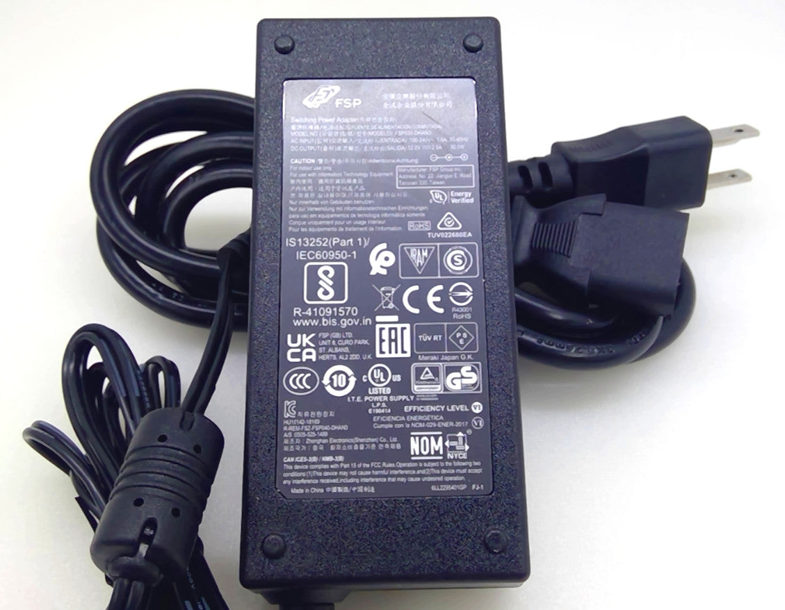 FSP FSP030-DHAN3 30W 12V 2.5A AC/DC Power Adapter w/ AC Power Cord