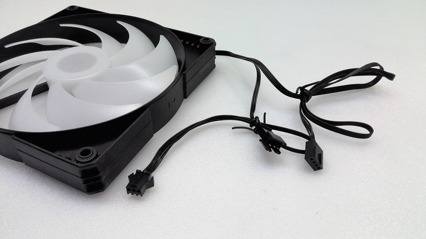 Phanteks Sk140  PWM FAN. D-RGB.  9 Blades PH-F140SK_DRGB_3P OPEN BOX
