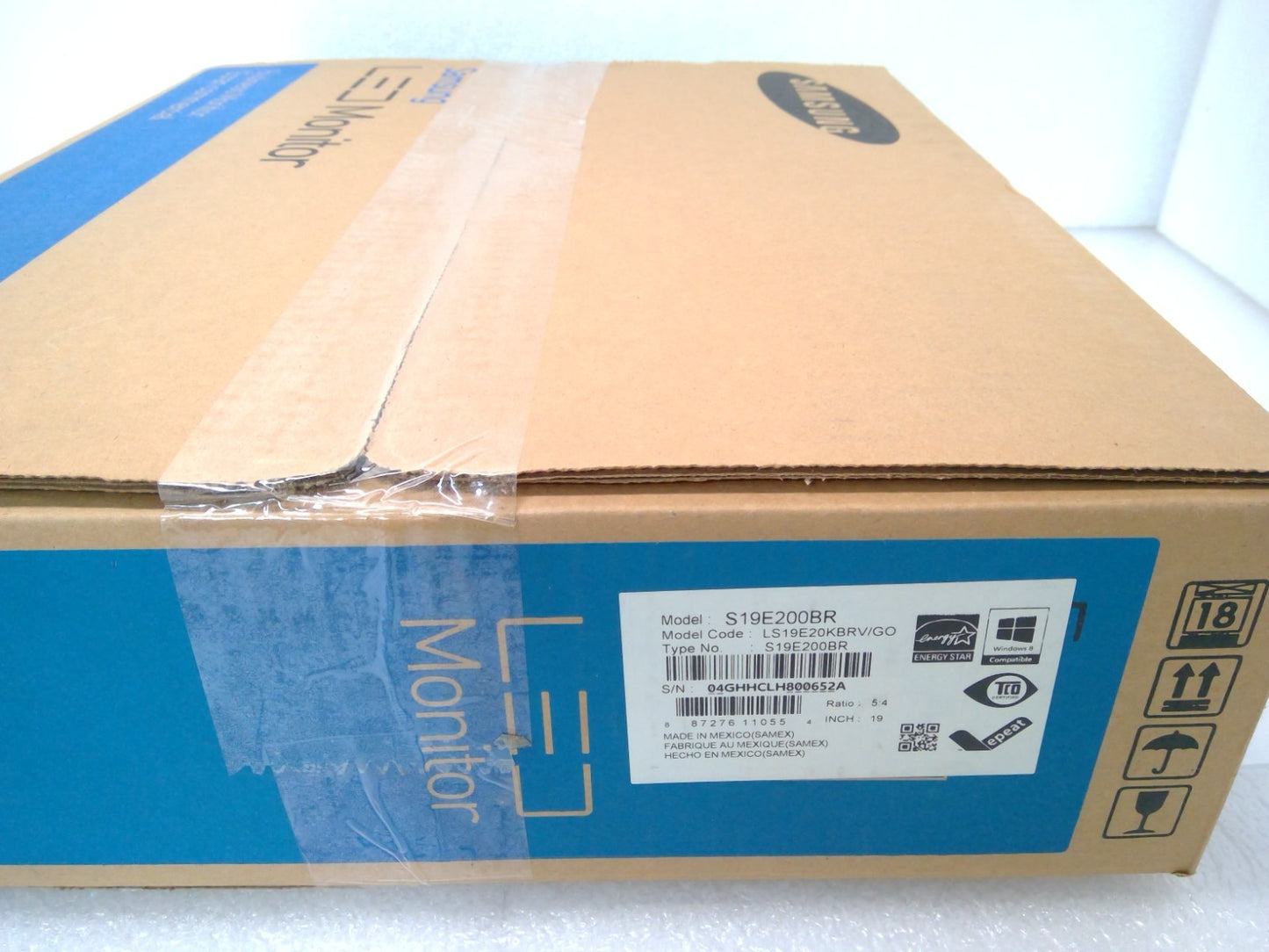 Samsung S19E200BR 19-inch SE200 Series LED-backlit LCD business monitor