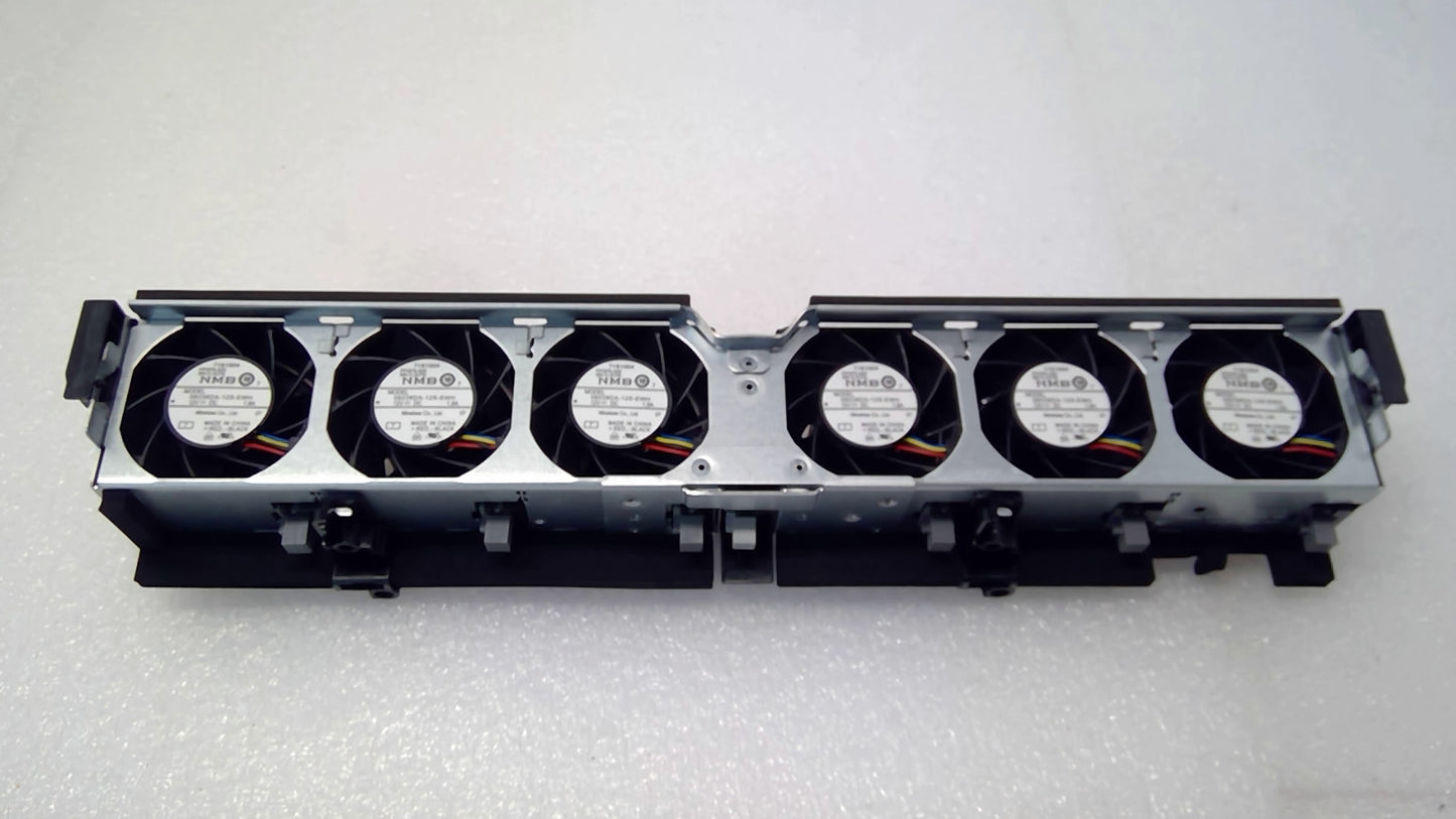 Dell PowerEdge R740 R740XD Fan Cage Assembly w/ 6x NMB Fans 06038DA-12S-EWH
