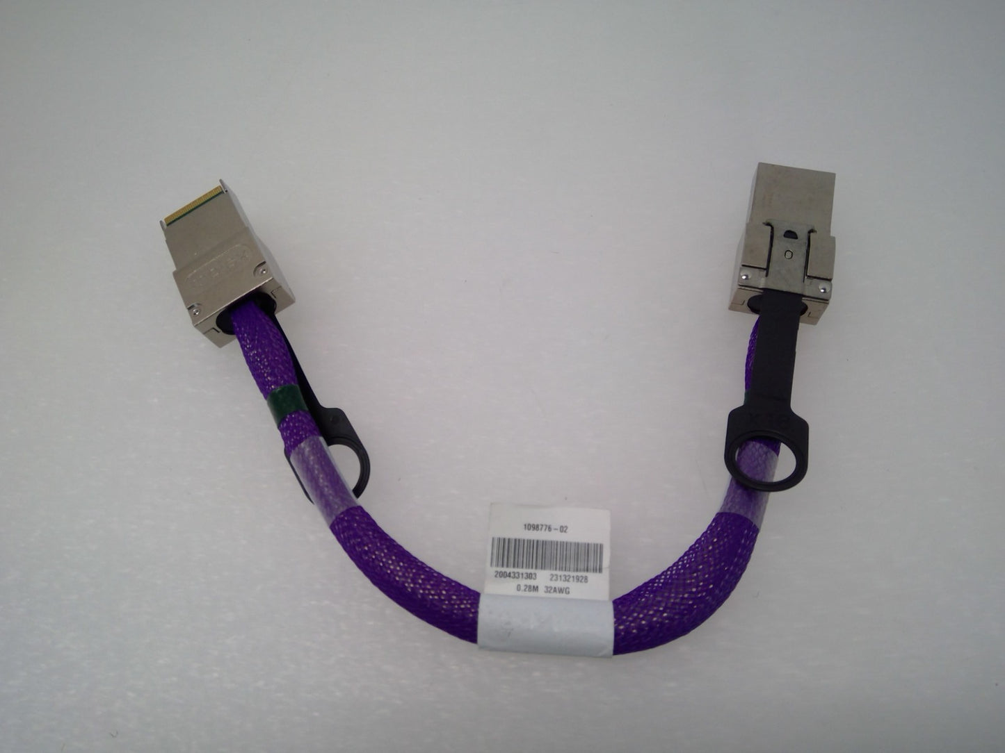 Molex 2004331303 SlimSAS SFF-8654 4i TO SlimSAS 4i Cable 0.238M 32AWG 24G GEN4