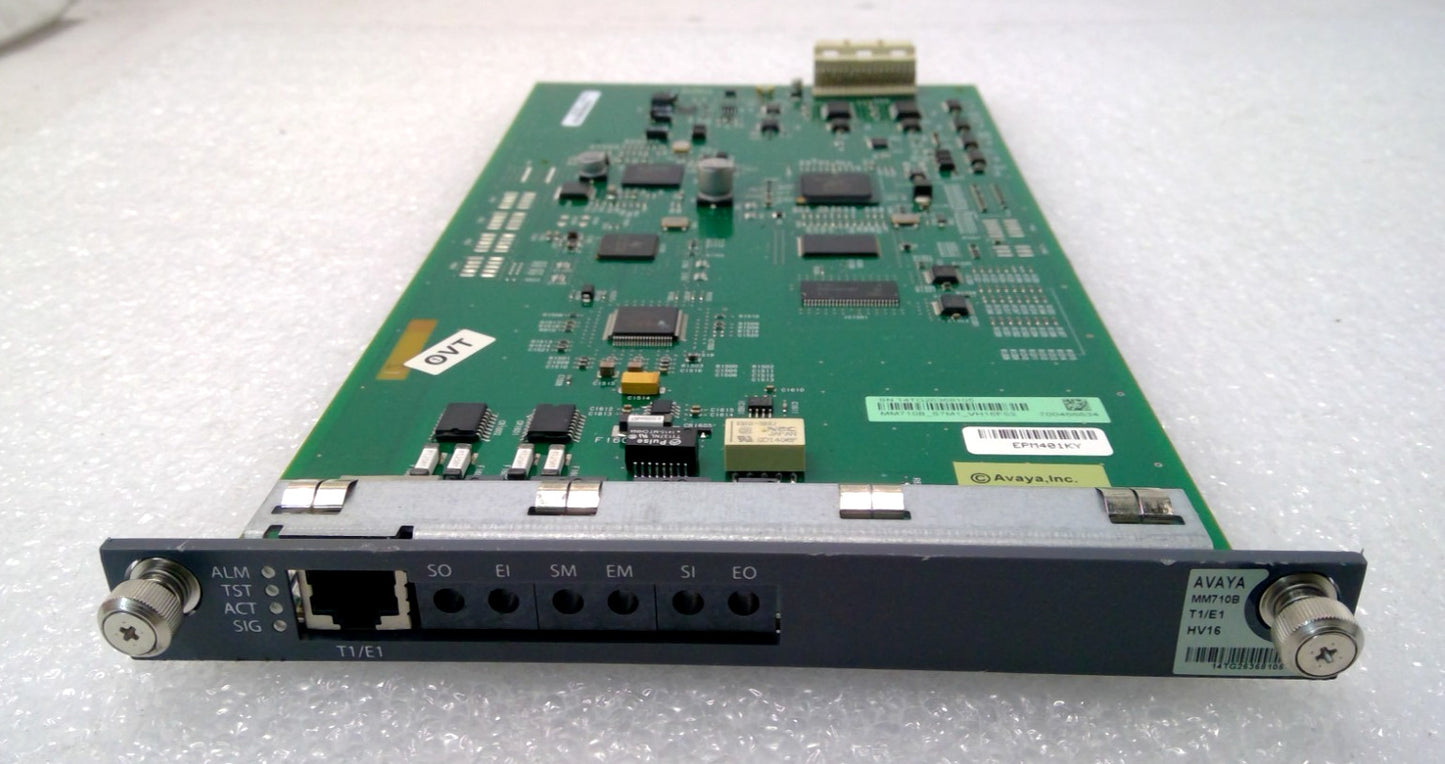 Avaya MM710B T1/E1 Media Module 700466634