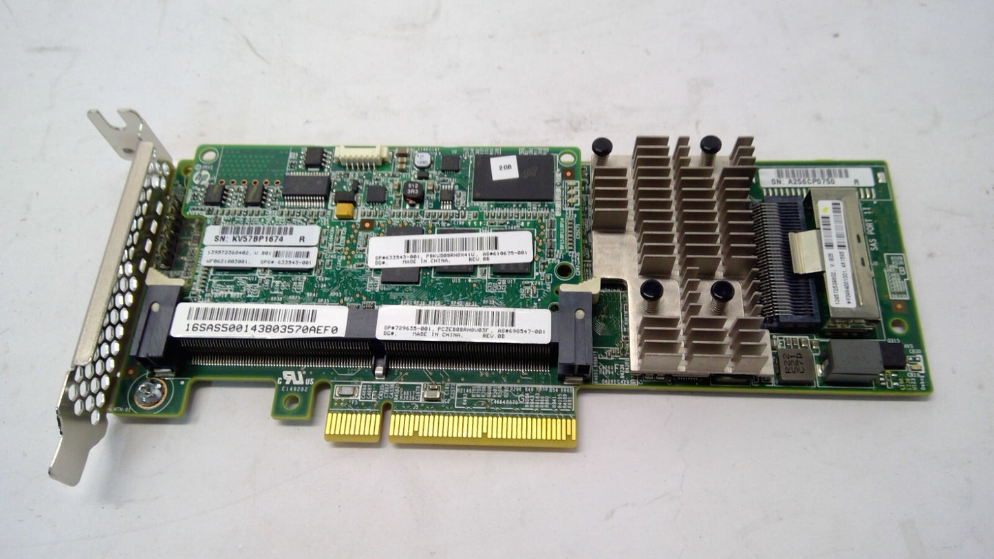 HP P430 Smart Array 6Gb/s SAS Raid Controller Card FBWC W/ 2Gb Cache 729635-001