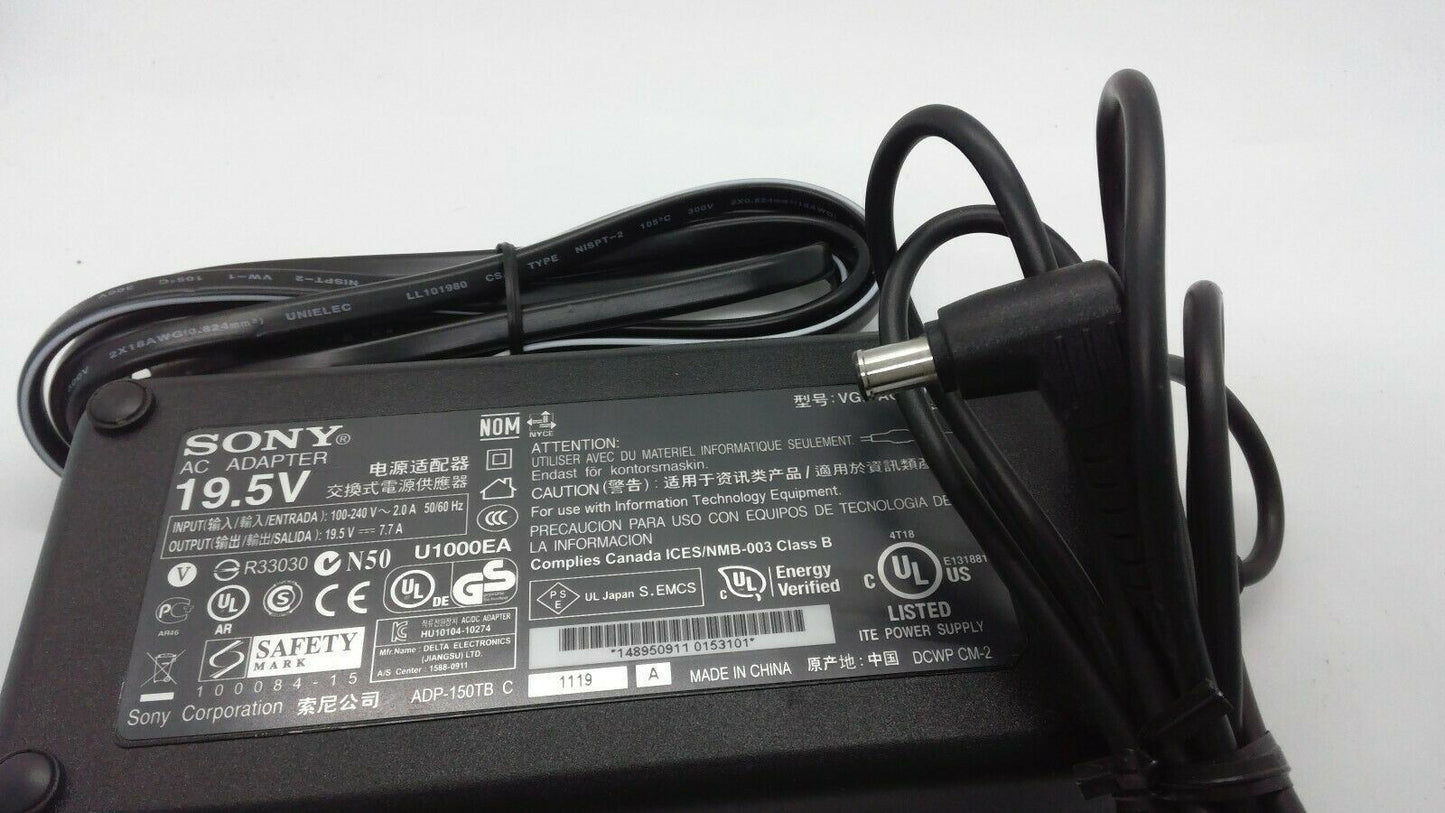 Genuine Sony Laptop Charger AC Adapter Power Supply VGP-AC19V54 ADP-150TB C 150W