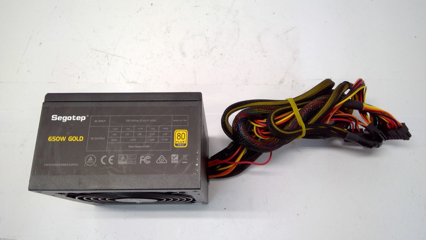 Segotep 650W 80PLUS Gold SG-750G Non-Modular ATX Power Supply GN650W