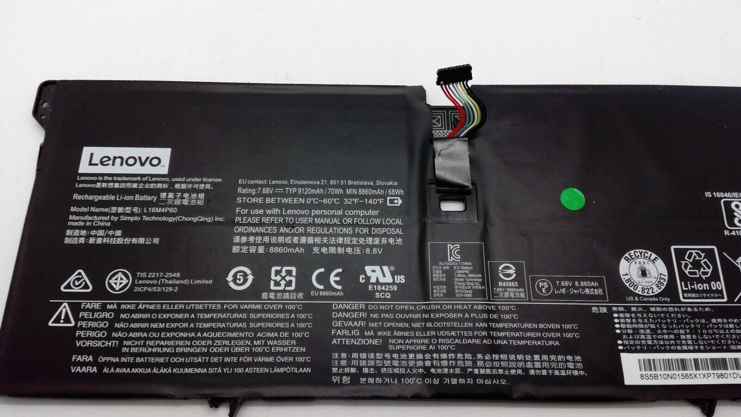 Genuine L16C4P61 L16M4P60 Battery For Lenovo Yoga 6 Pro 13 920 920-13IKB