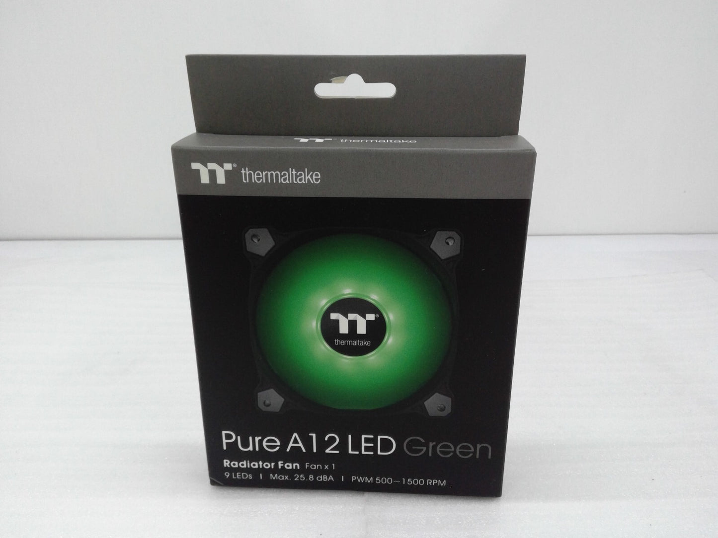 New Thermaltake Pure A12 LED Green  Radiator Fan single CL-F109-PL12GR-B
