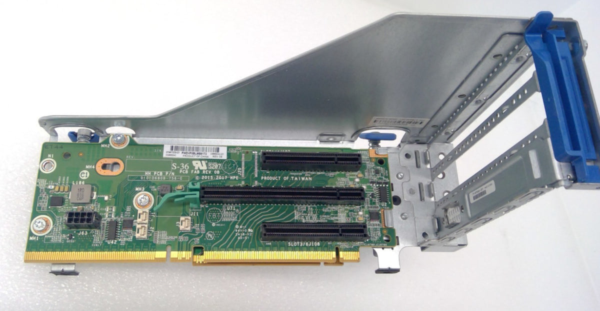 HPE DL380 G10 PCIe Primary Riser 875058-001 & NVMe Board 875062-001 w/Metal Cage