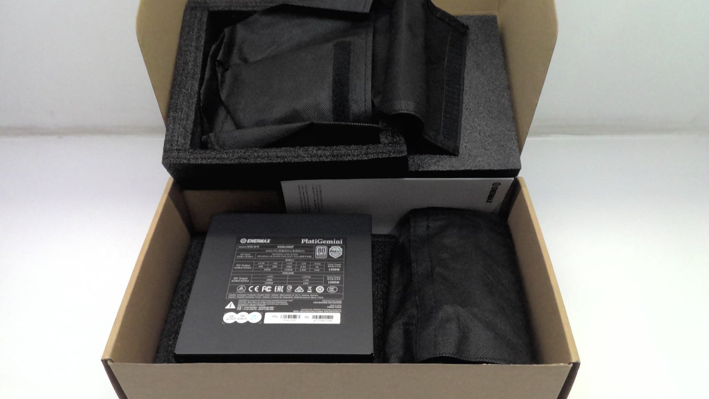 New Enermax PlatiGemini EGN1200P Power Supply  1200W ATX3.1 80 PLUS PLATINUM