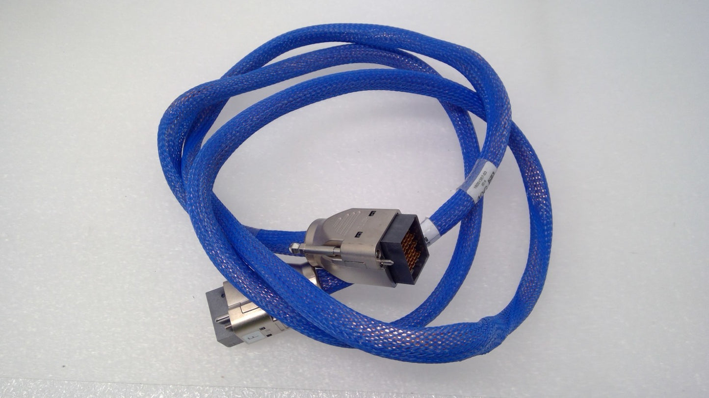 TE Connectivity 2317400-09 40G High Speed Cable Male to Male 9ft blue *READ*